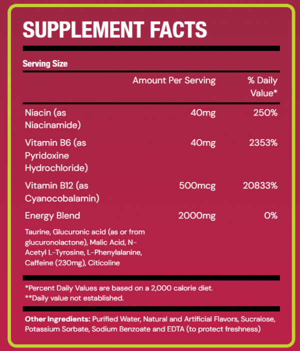 cranberry2 Cranberry Lime Flavor - Shots