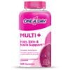 One A Day® MULTI+ Hair, Skin & Nails Support, Multivitamin + Boost of Support for Healthy Hair, Skin & Nails