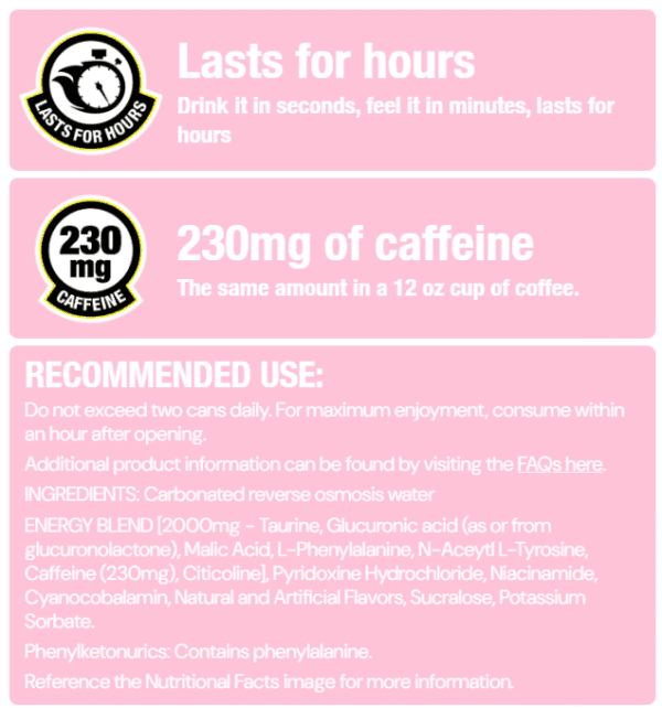 raspberry2 Raspberry Razz Flavor 5-hour ENERGY Drink 12-pack