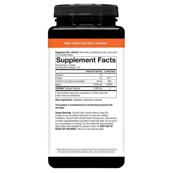 1985130-847__4 youtheory Concentrated Effect Verisol Collagen with Biotin, 345 Count