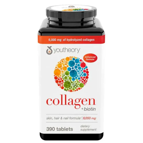 youtheory_collagen Youtheory Collagen Plus Biotin, 390 Tablets